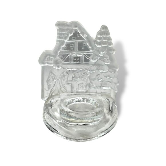 Celebrate The Season Glass Votive Original Box 1990s - Picture 4 of 11